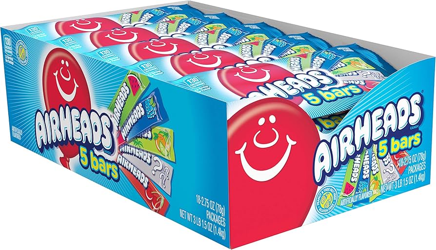 Air Heads Sour Assorted 5 Bars