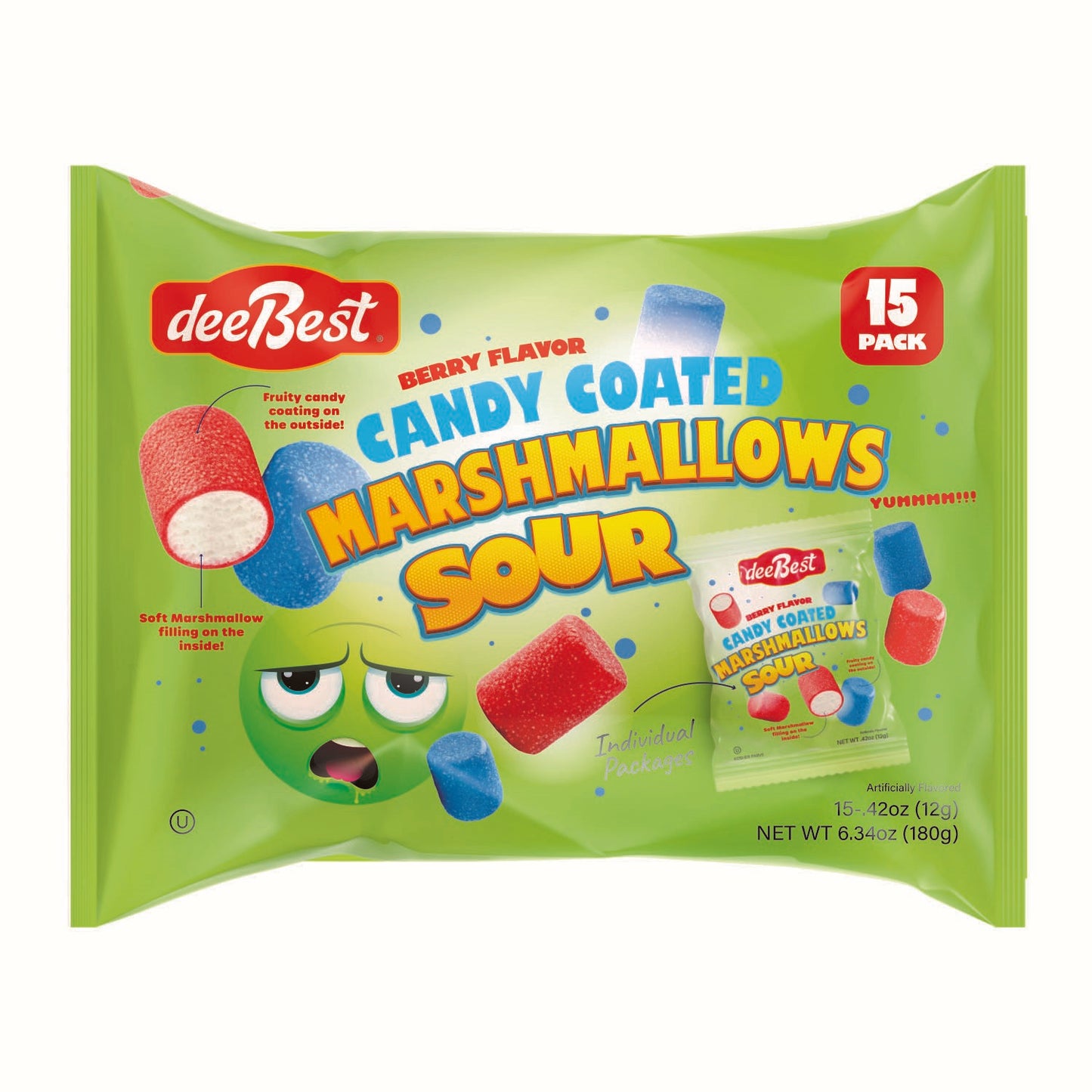 Dee Best Marshmallow Coated Sour Multipak