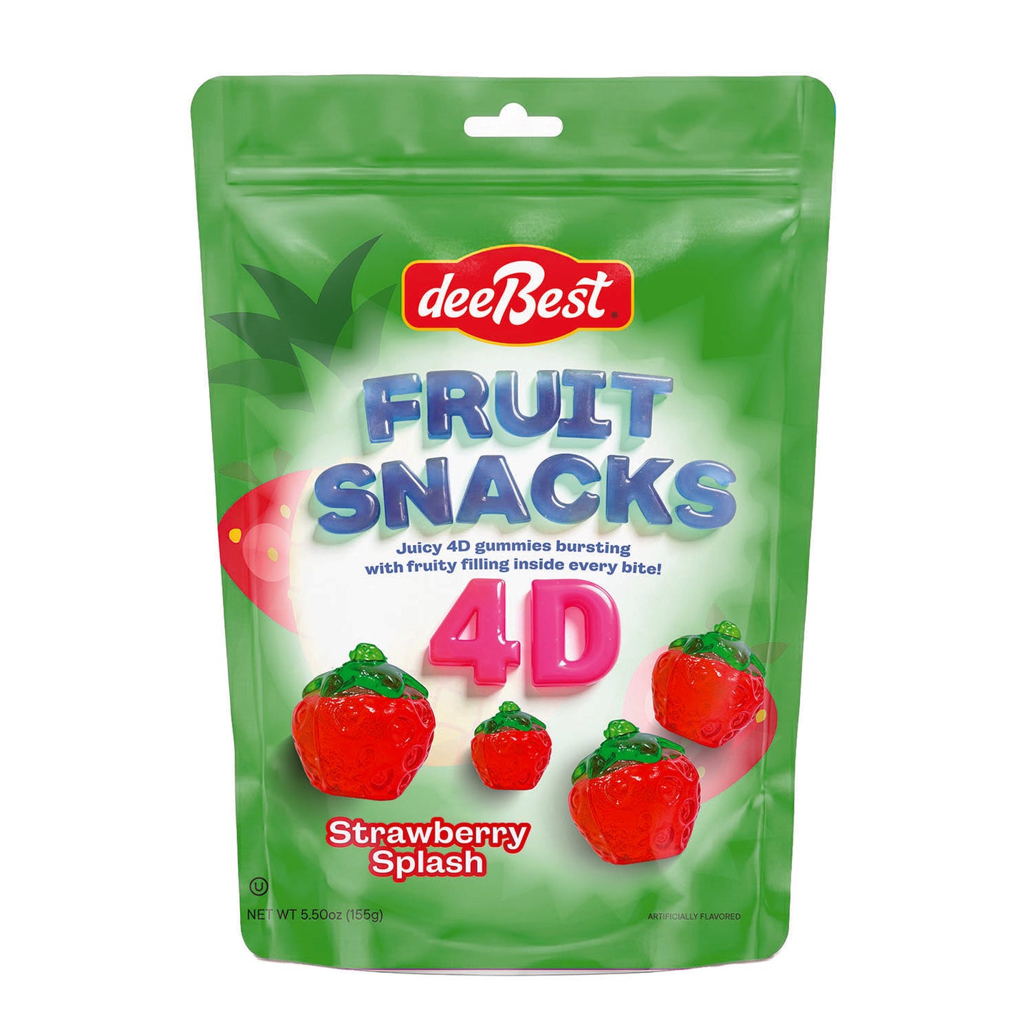 Dee Best 4D Fruit Snacks Strawberry Splash