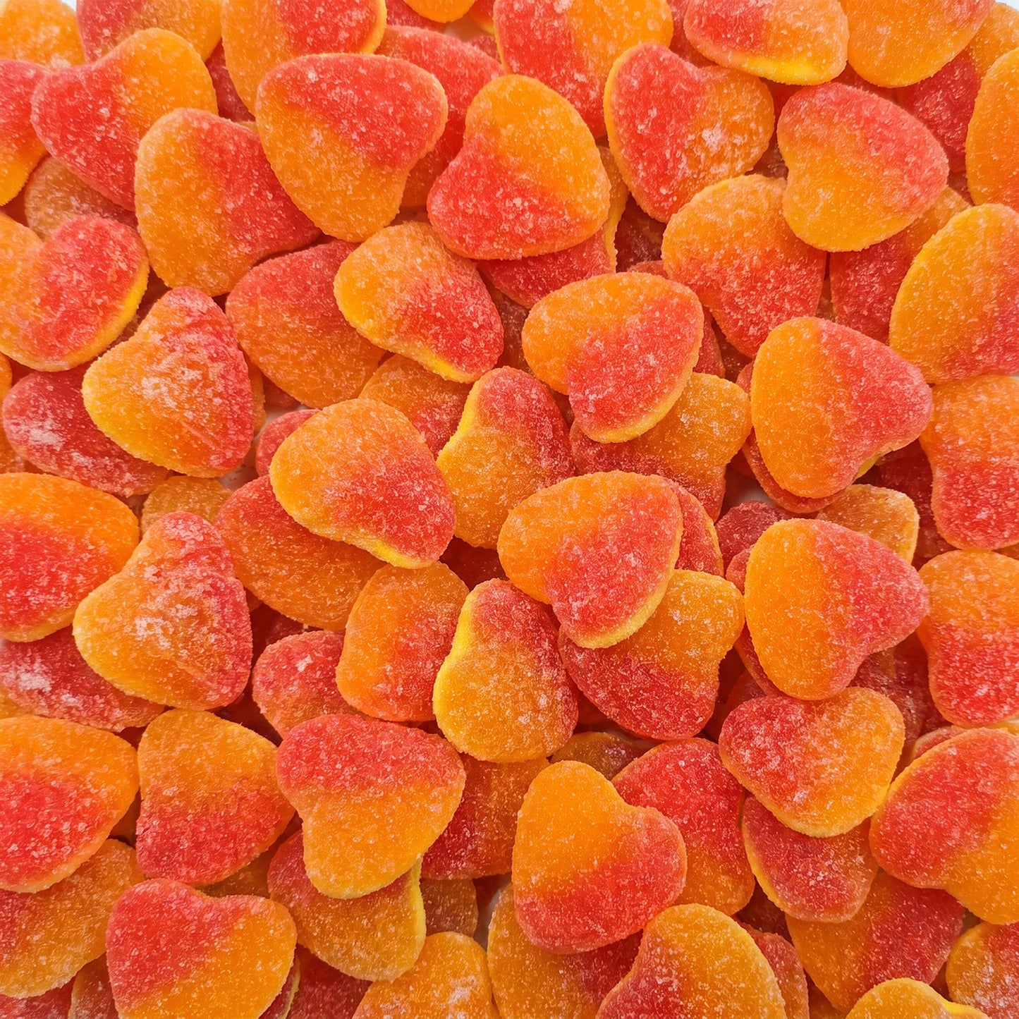 Sour Peach Heart Gummies