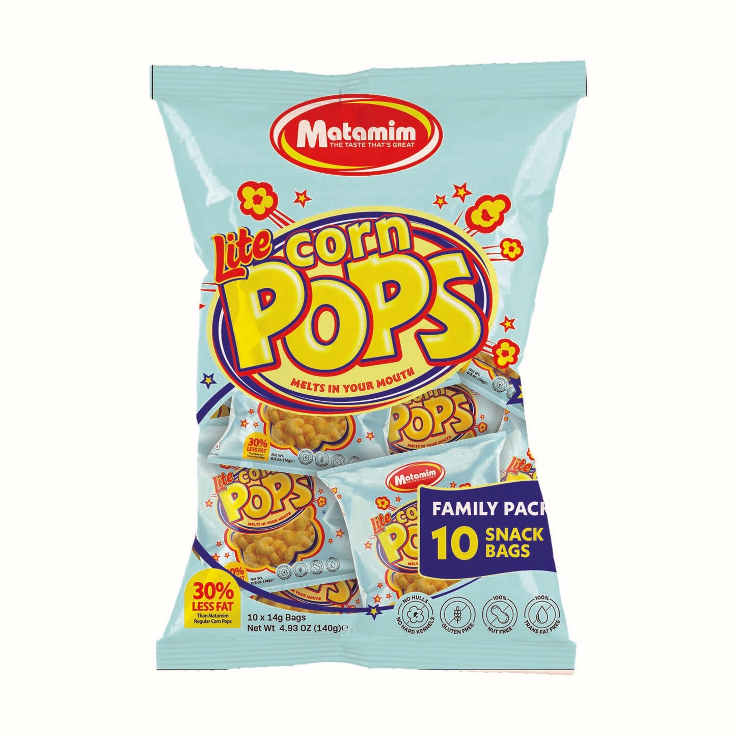 Matamim Lite Corn Pops 10 Pack