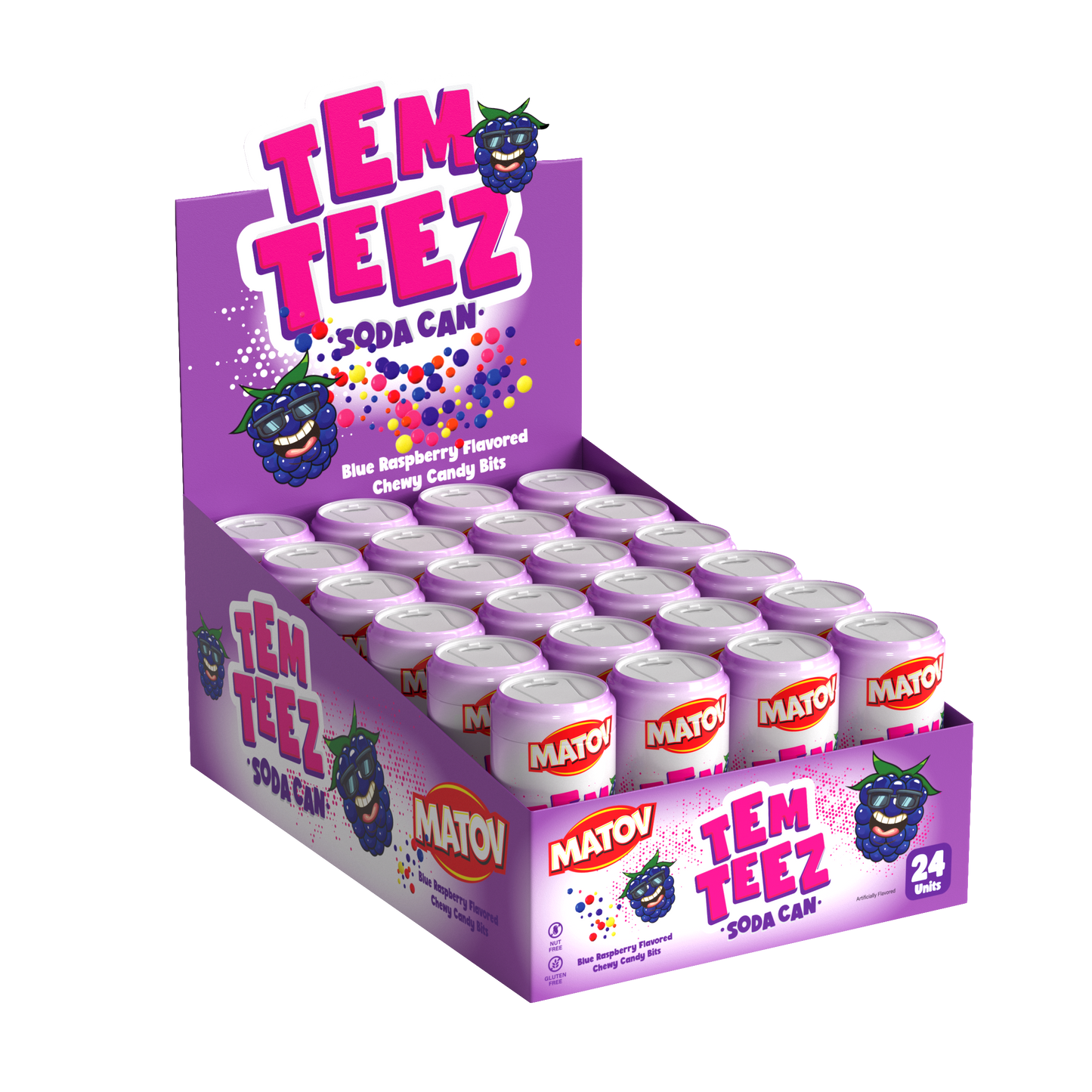 Matov TT Soda Can Blue Raspberry