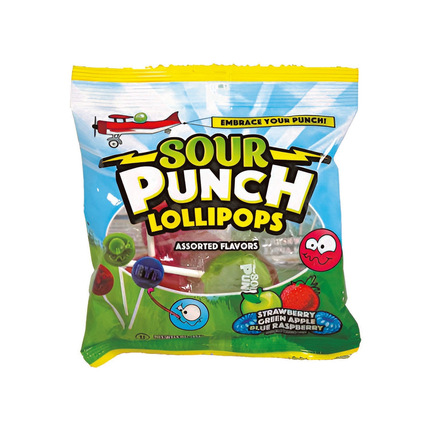 Sour Punch Lollipops