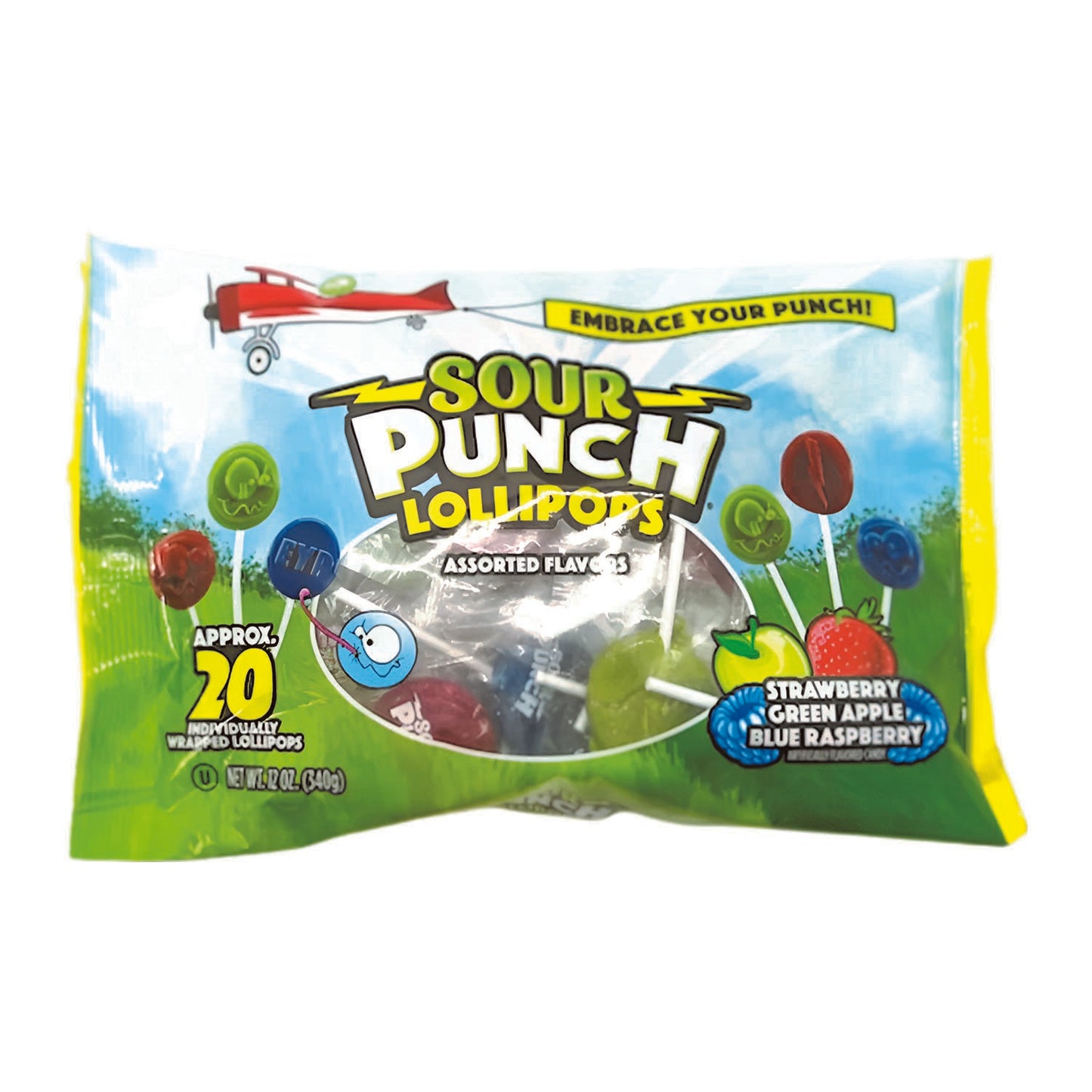 Sour Punch Lollipops