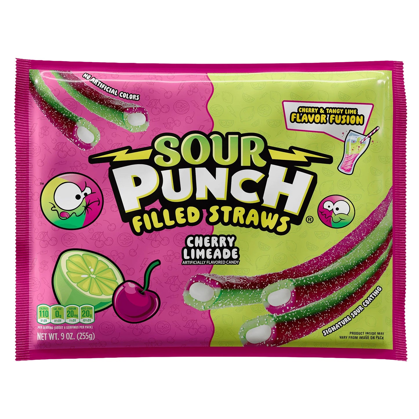 Sour Punch Straws Cherry/Lime