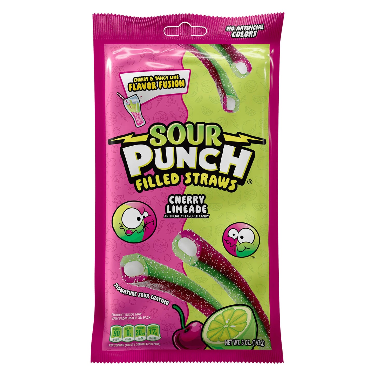 Sour Punch Straws Cherry/Lime 5oz