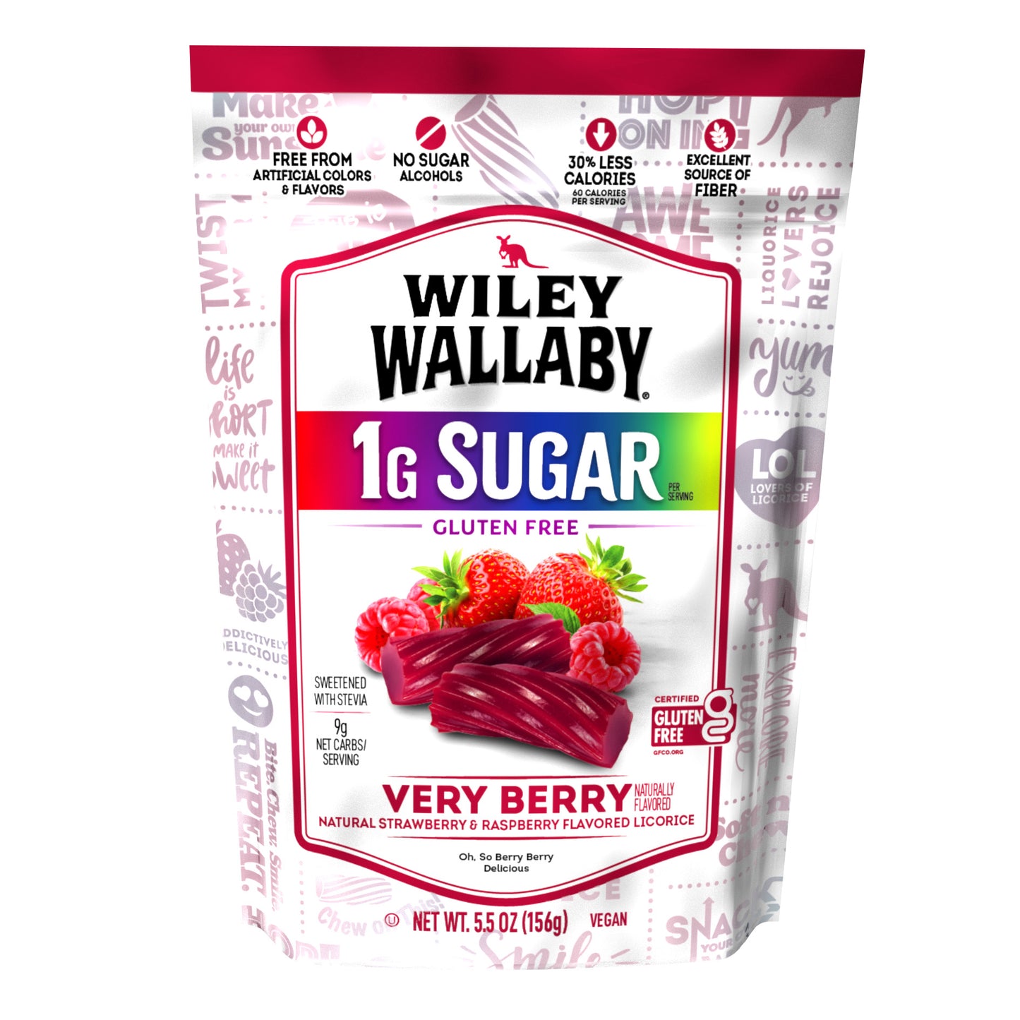 Wiley Wallaby 1G Sugar Very Berry