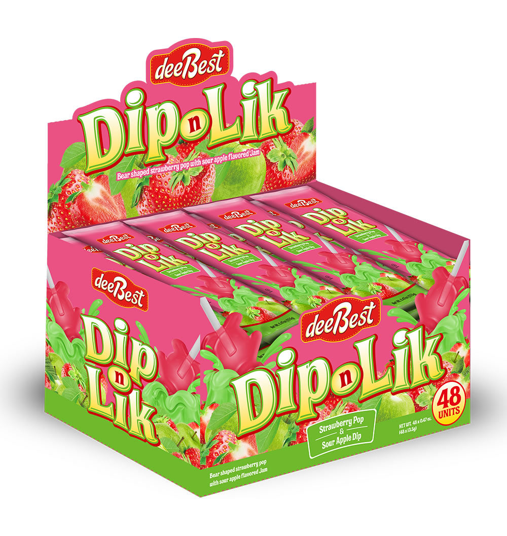 Dee Best Dip N Lik Strawberry Pop
