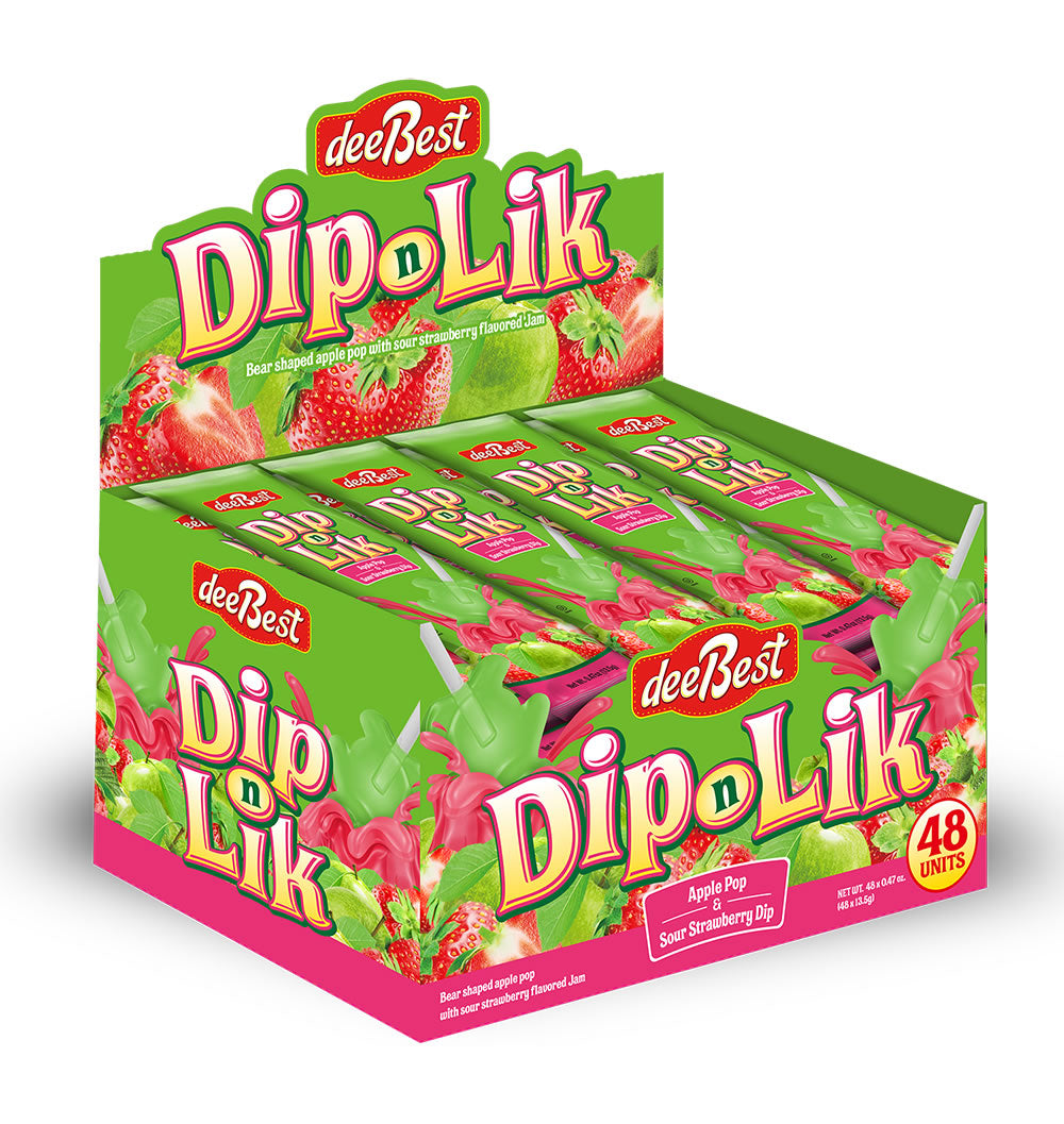 Dee Best Dip N Lik Apple Pop
