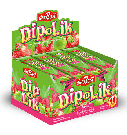 Dee Best Dip N Lik Apple Pop