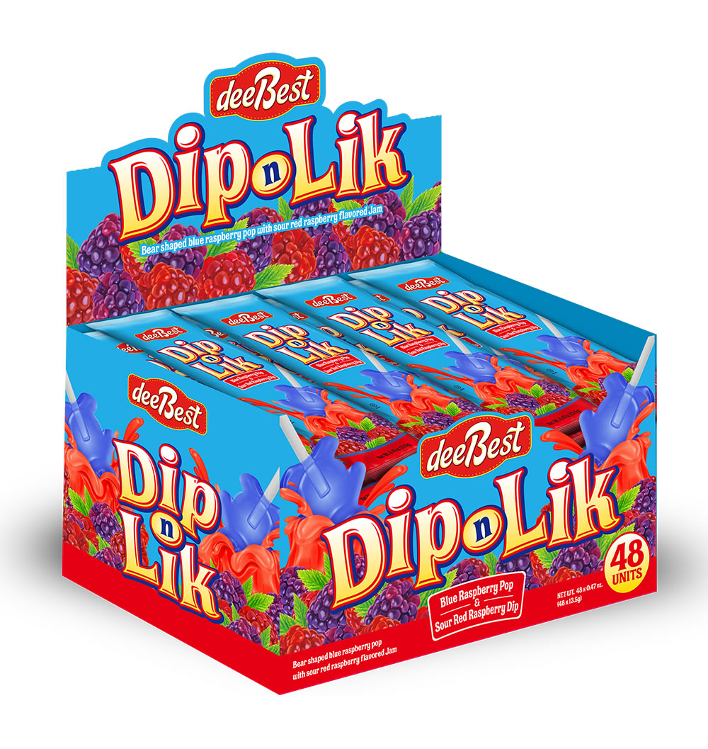 Dee Best Dip N Lik Blue Raspberry Pop
