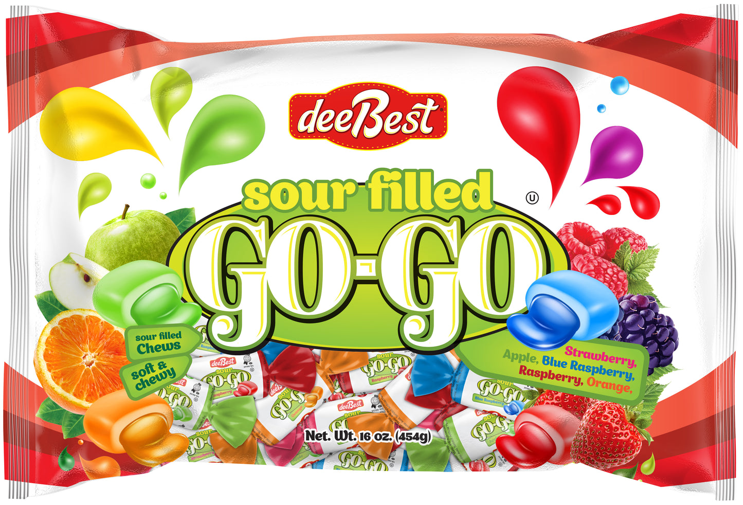 Dee Best Filled GoGo Assorted Chews