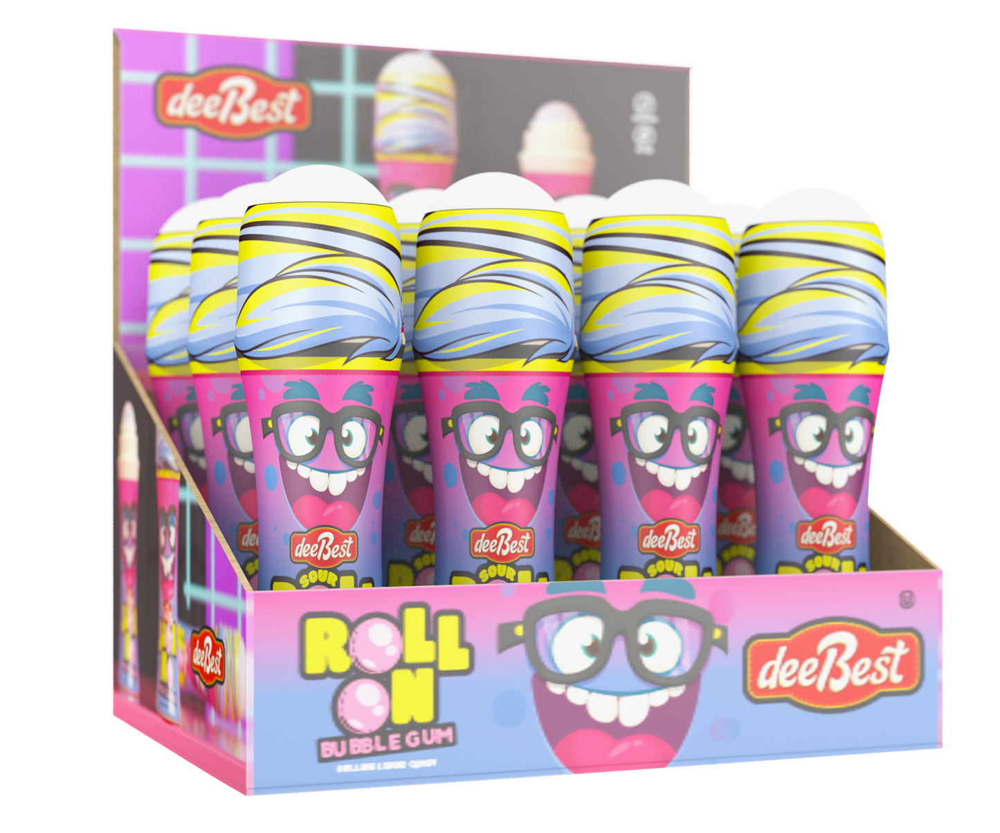 Dee Best Roll On Sour Bubble Gum