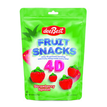 4D Fruit Snacks Strawberry Splash