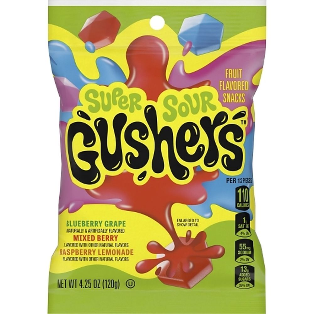 GM Fruit Gushers Super Sour Berries