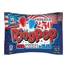 Ring Pop Red, White & Blue 10 Pack