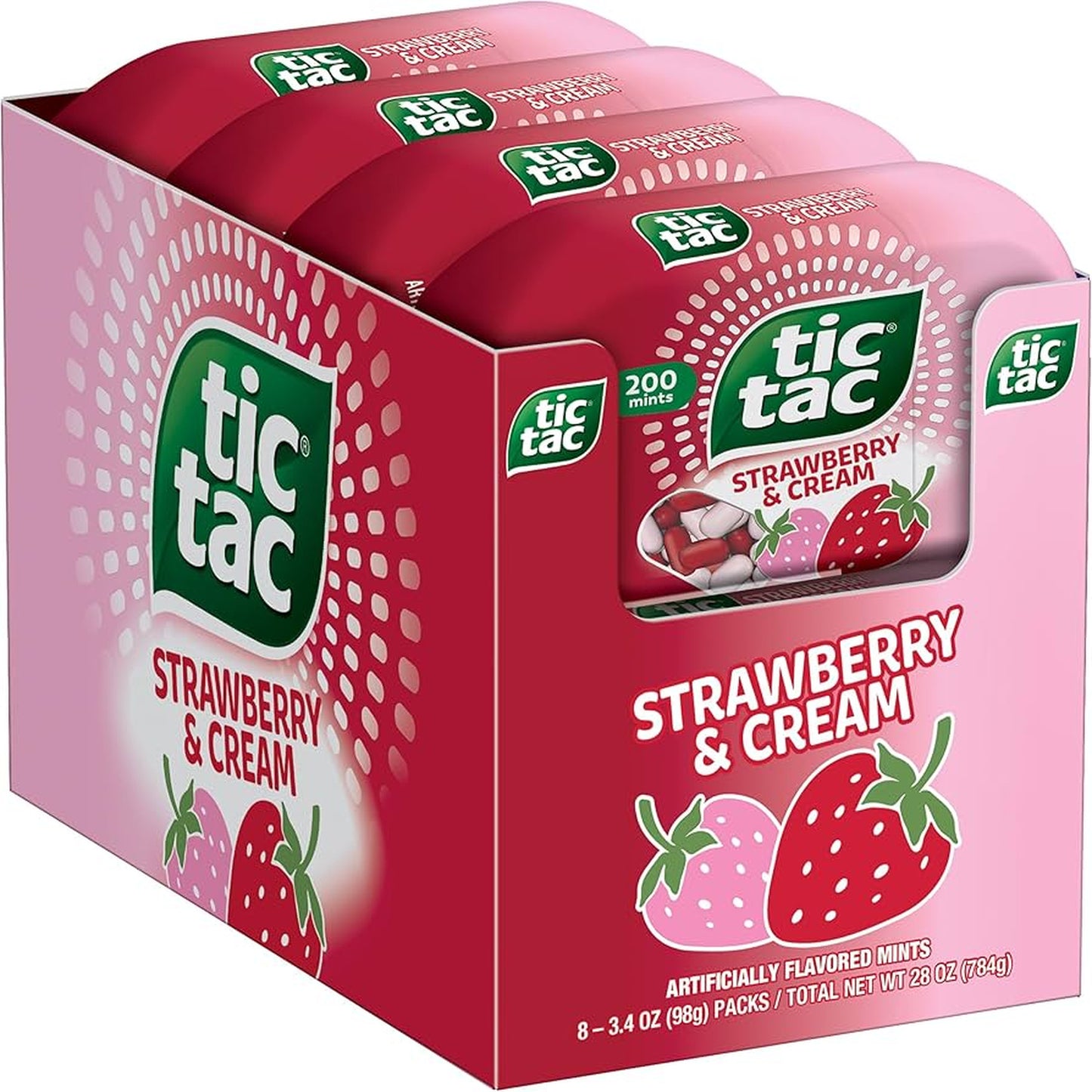 Tic Tac Strawberry & Cream BOTTLE