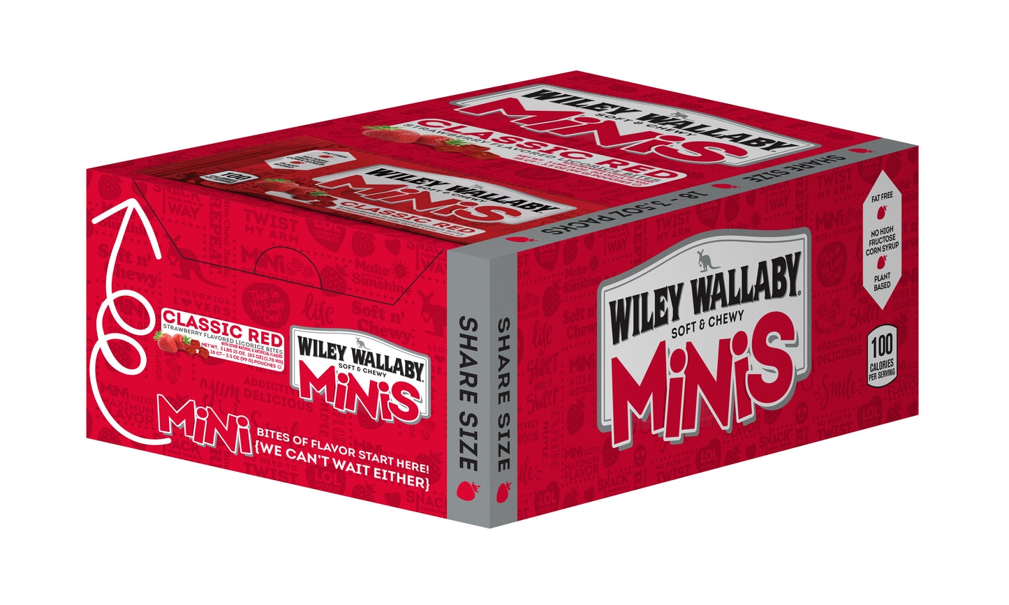 Wiley Wallaby Minis Classic Red