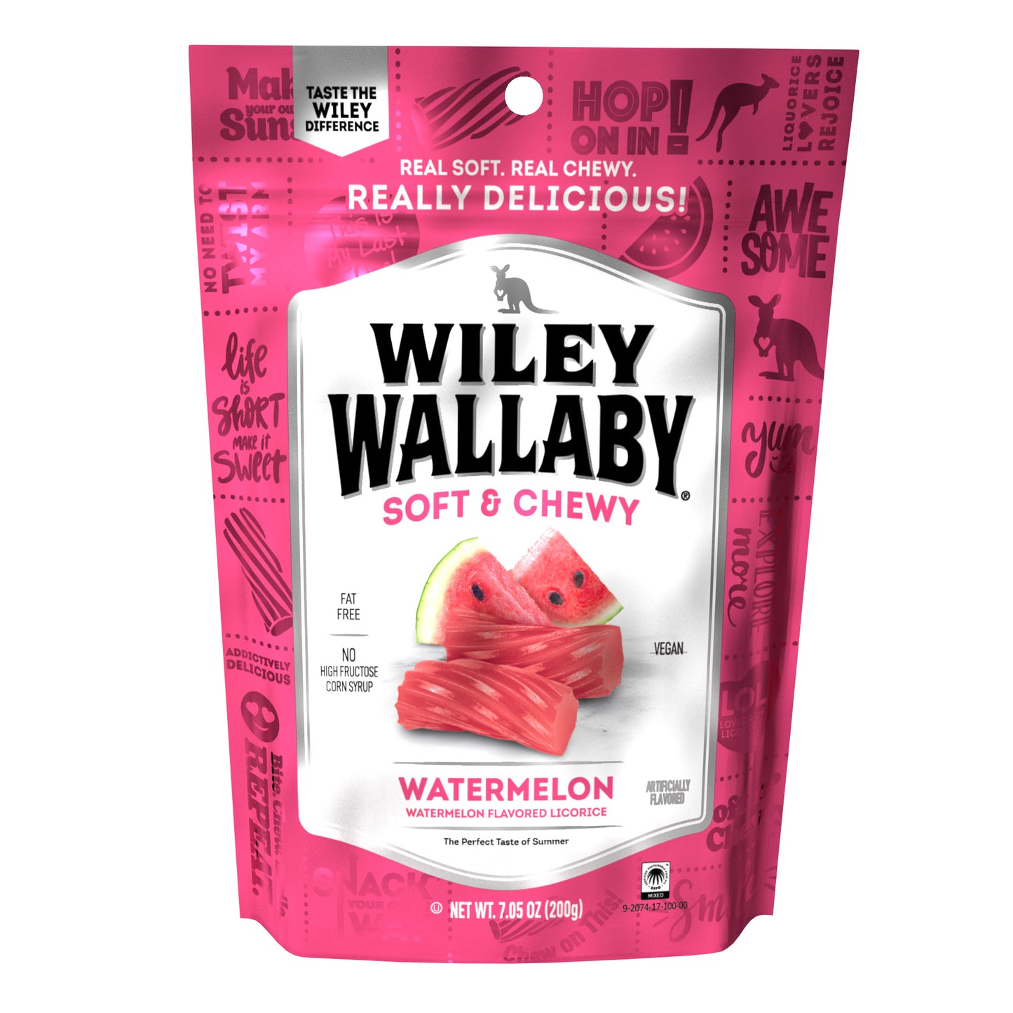 Wiley Wallaby Soft & Chewy Watermelon