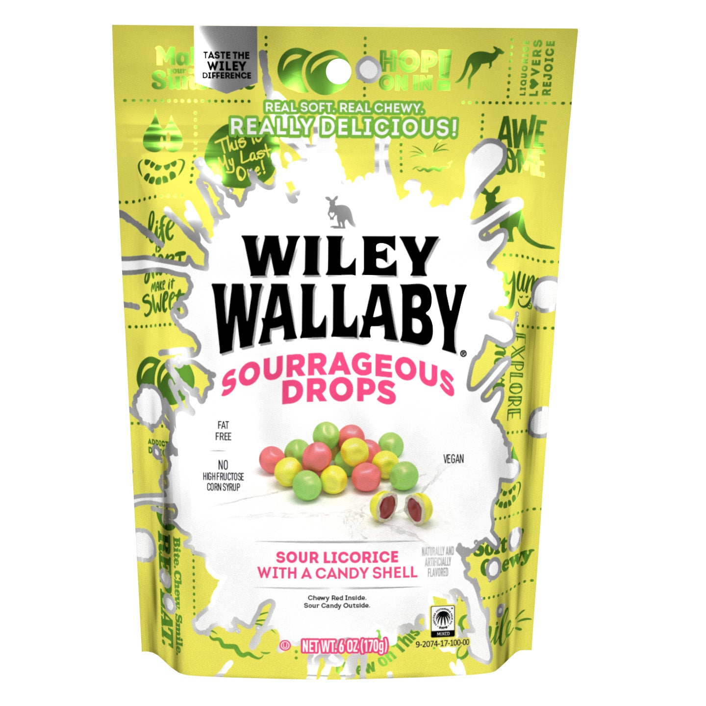Wiley Wallaby Sourrageous Drops